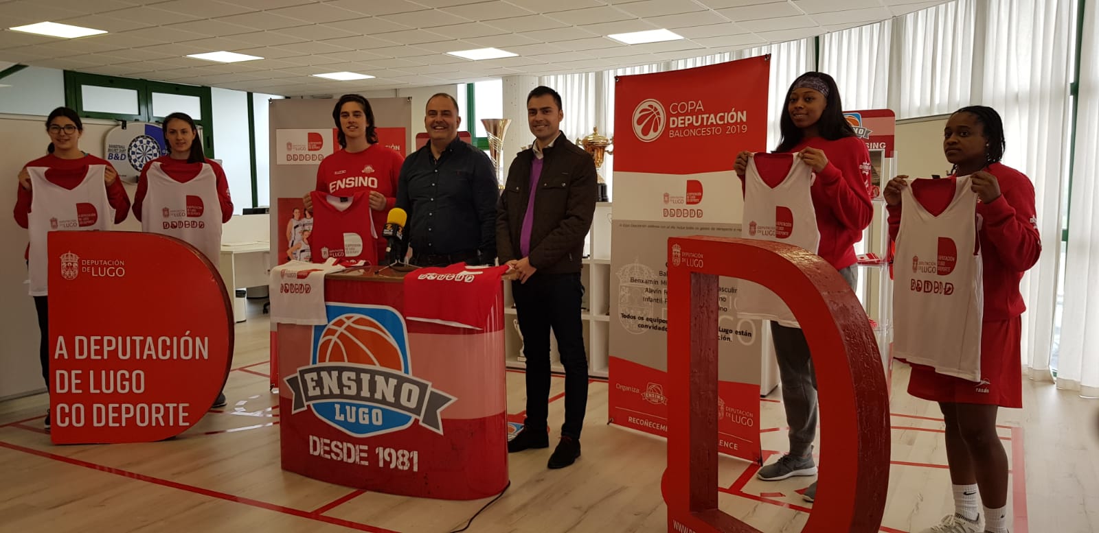 Presentación da Copa Deputación de baloncesto