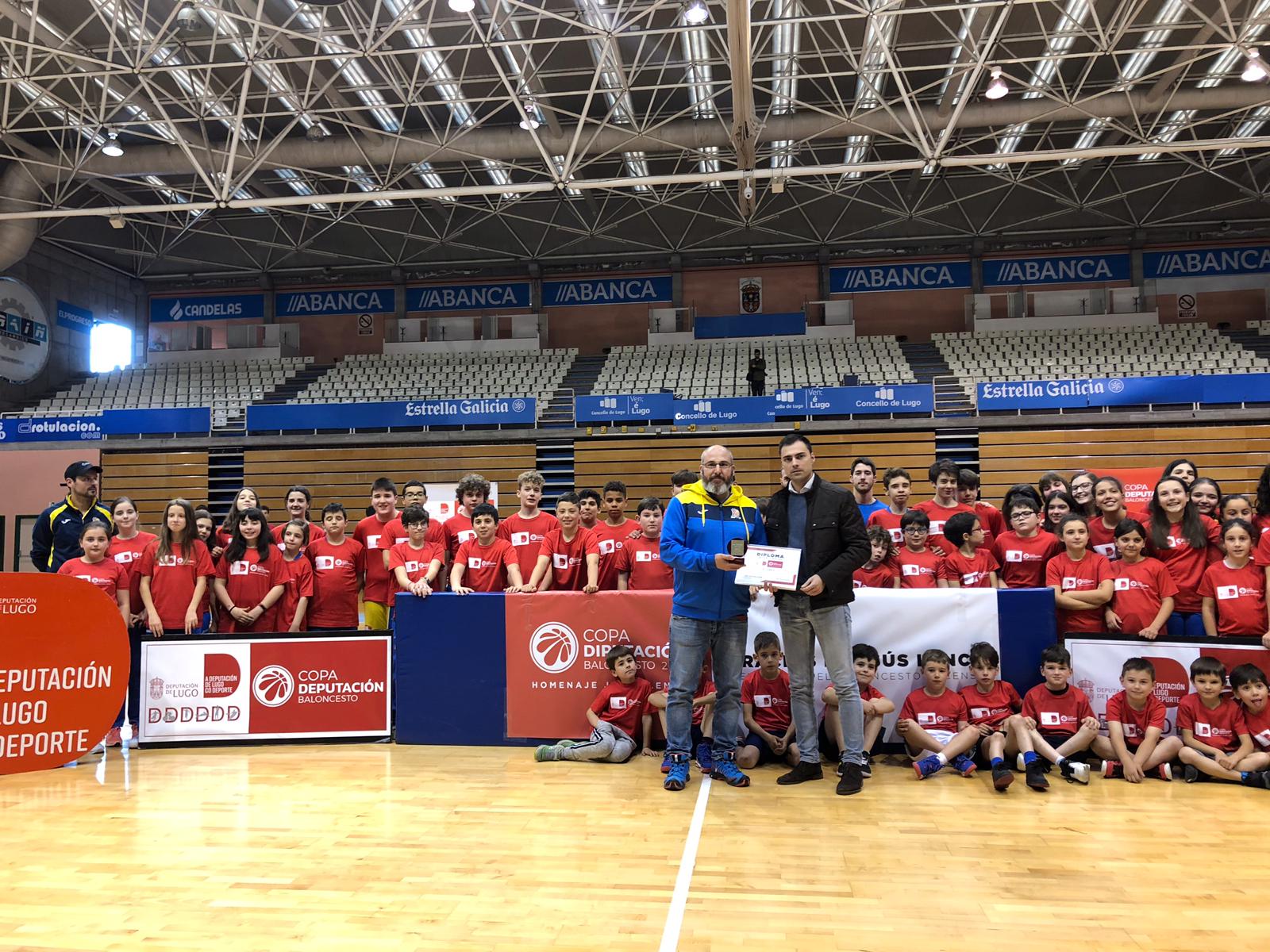 Máis de 500 rapaces e rapazas desfrutan do baloncesto na Copa Deputación