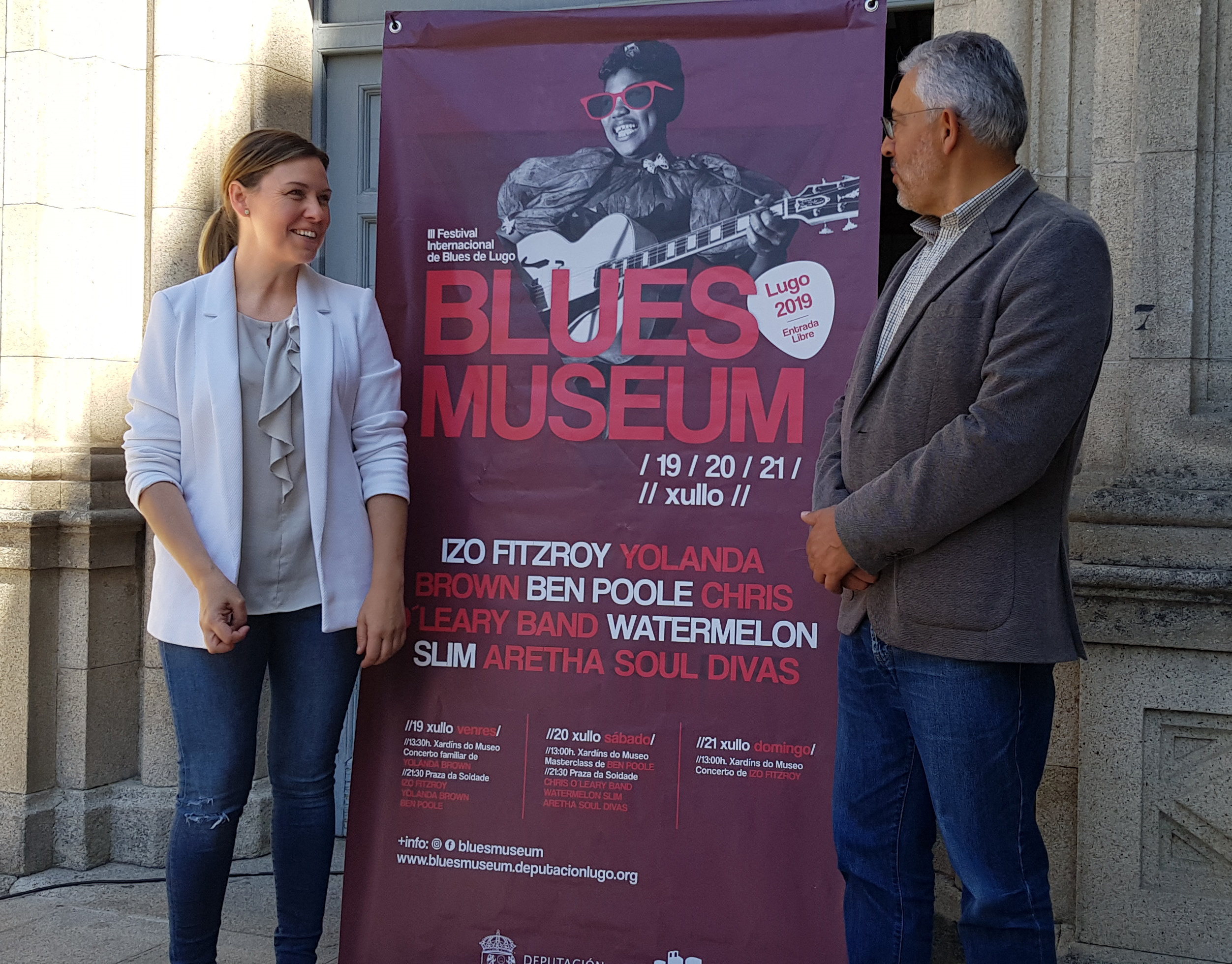Lugo convértese na capital internacional do blues coas actuacións de Watermelon Slim e YolanDa Brown 