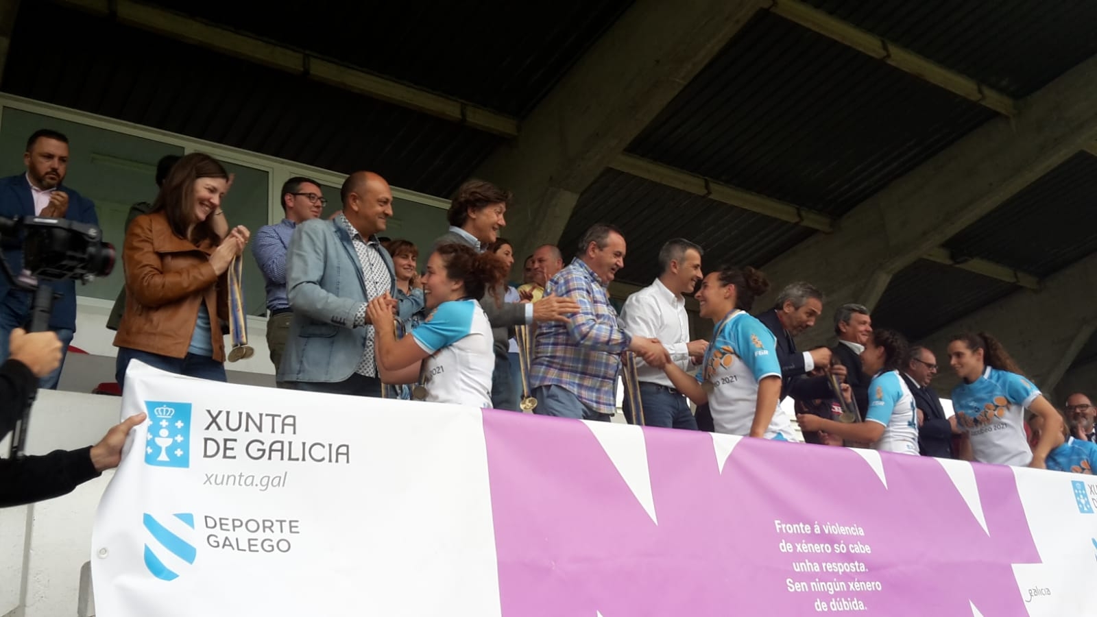 A selección galega feminina de Rugby 7 proclamase campioa de España de Seleccións Autonómicas 