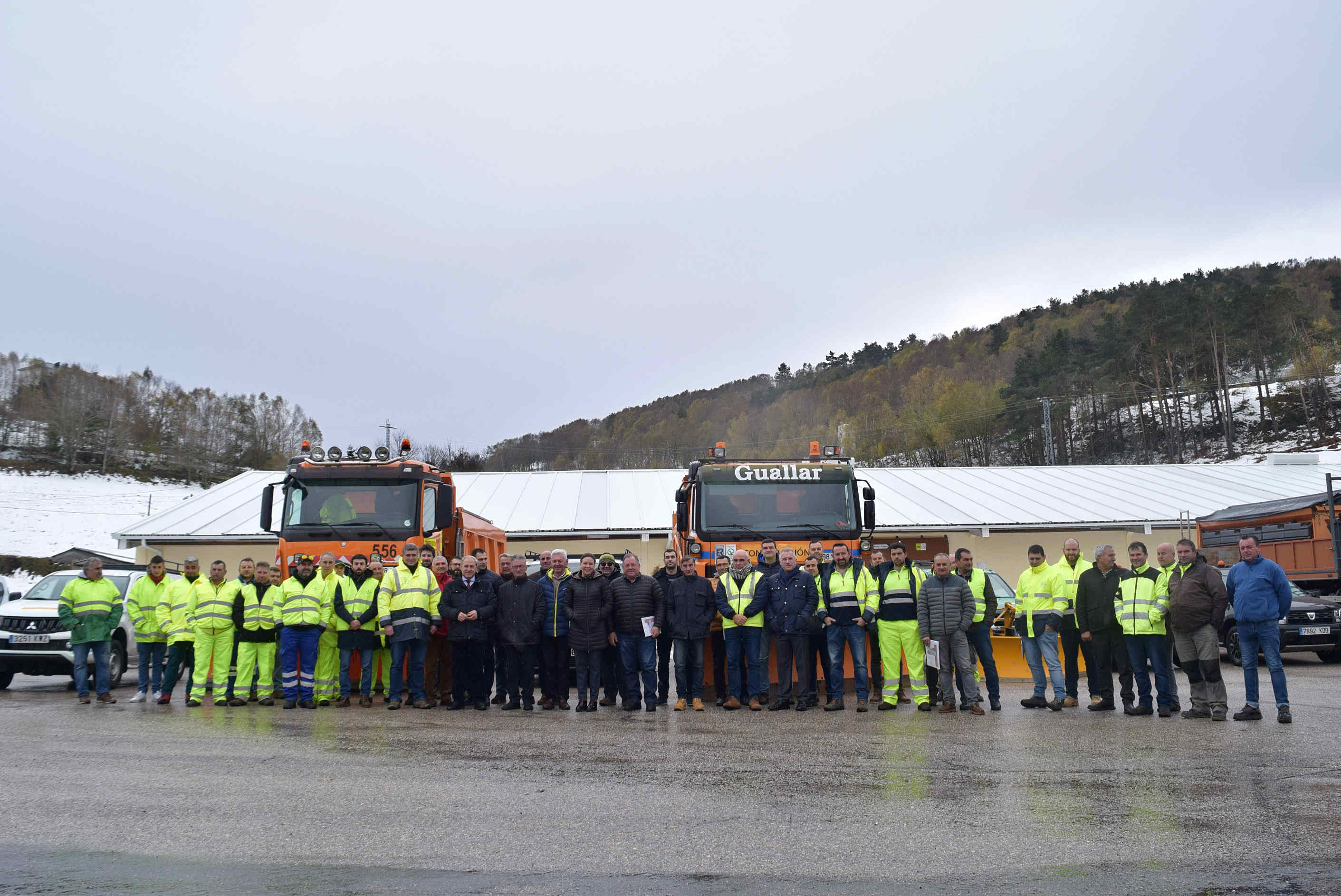 Un dispositivo de 112 operarios e 64 máquinas garantirá este inverno a seguridade na rede viaria da Deputación de Lugo