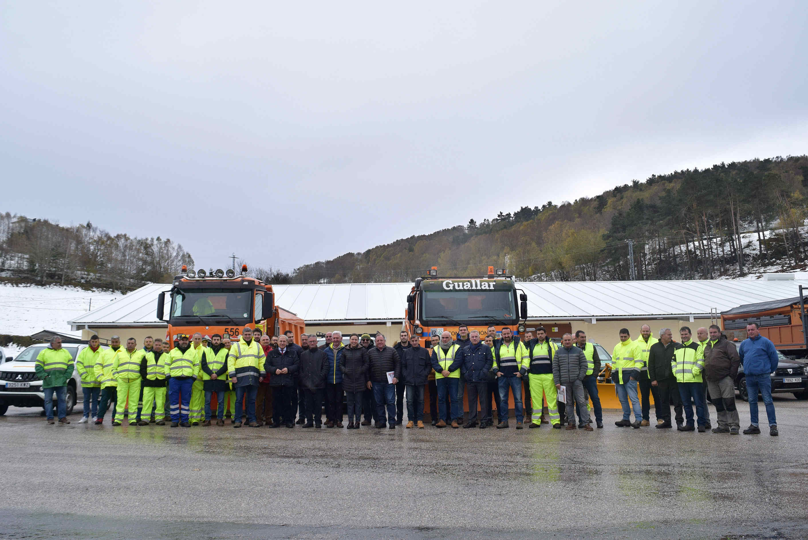 Un dispositivo de 112 operarios e 64 máquinas garantirá este inverno a seguridade na rede viaria da Deputación de Lugo Un dispositivo de 112 operarios e 64 máquinas garantirá este inverno a seguridade na rede viaria da Deputación de Lugo
