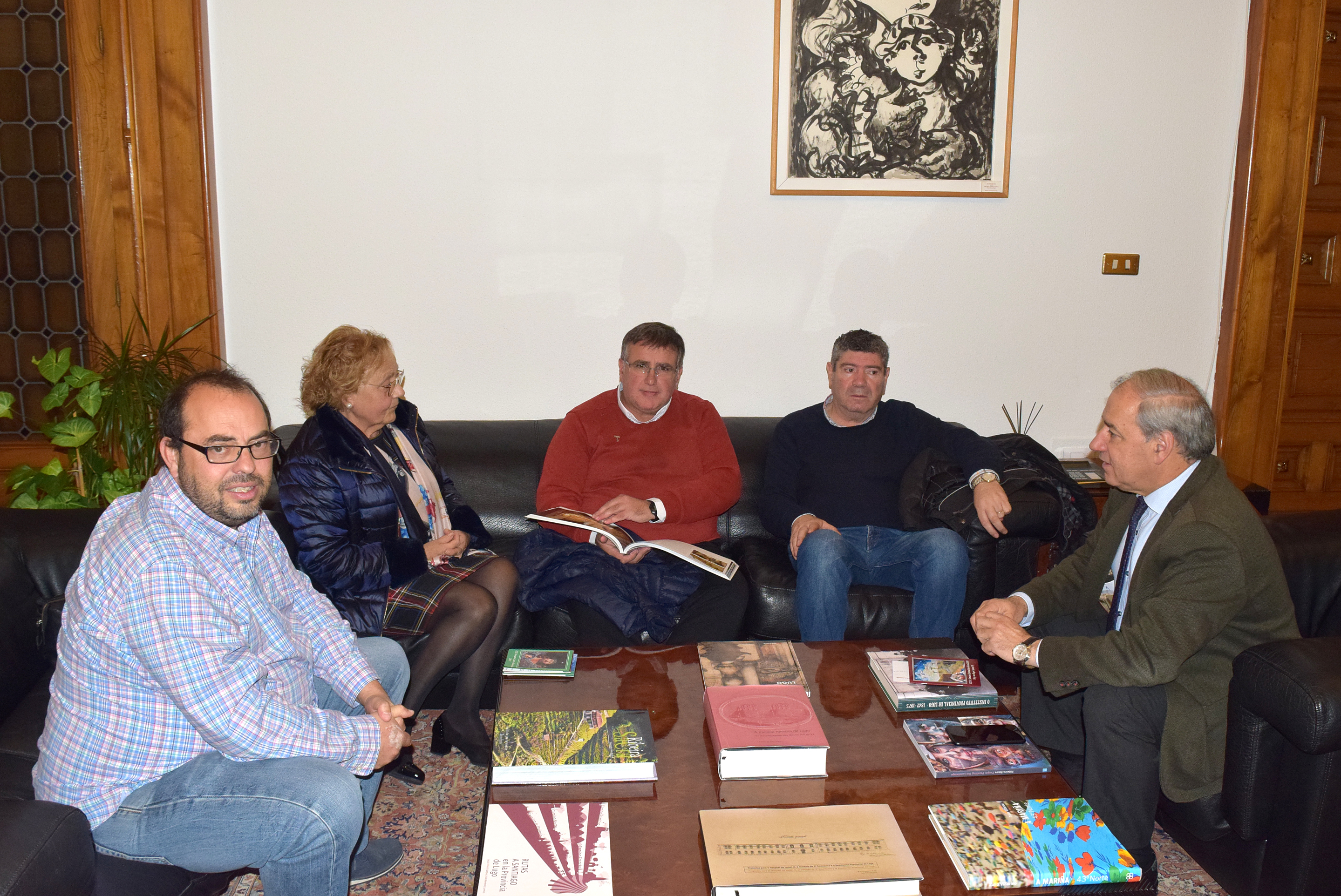 Reunión colectivos da provincia