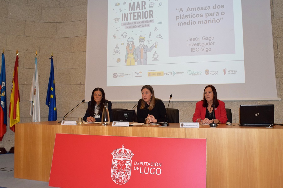 Arranca na Deputación de Lugo un proxecto divulgativo sobre o medio mariño cunha conferencia sobre a ameaza dos plásticos