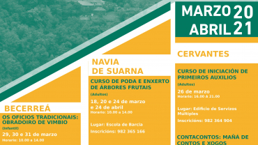 Cartel actividades medio ambiente