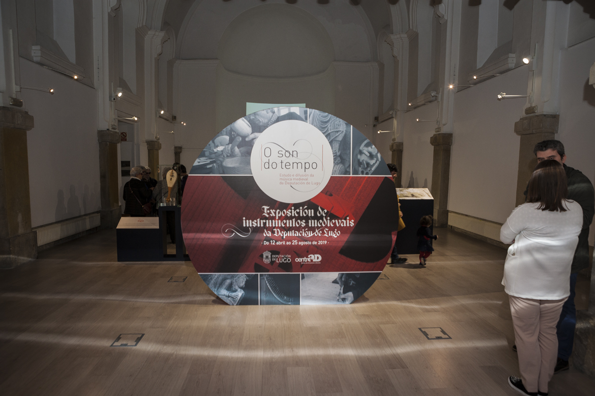 A mostra O Son do Tempo exhibe pezas únicas de instrumentos medievais na Capela de Santa María