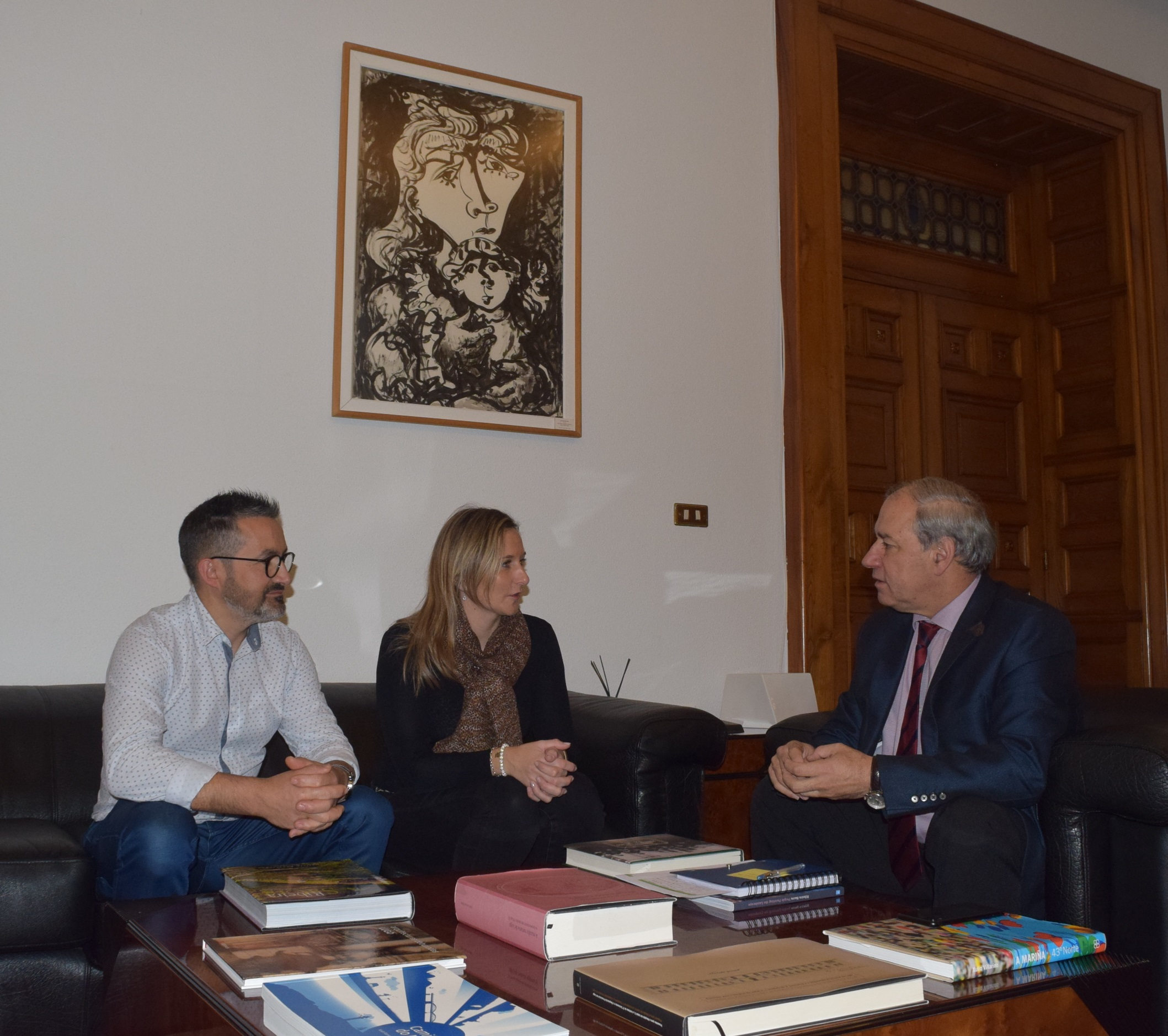 O Presidente da Deputación de Lugo mantén unha xuntanza coa alcaldesa de Lourenzá 