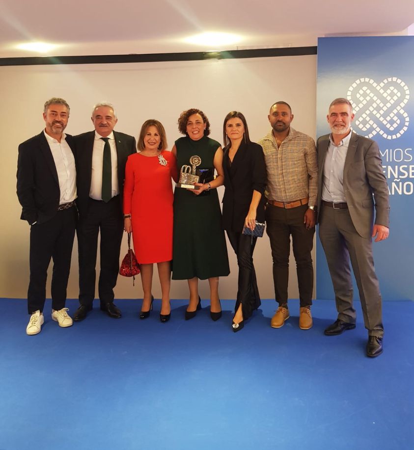 Foto da entrega de premios