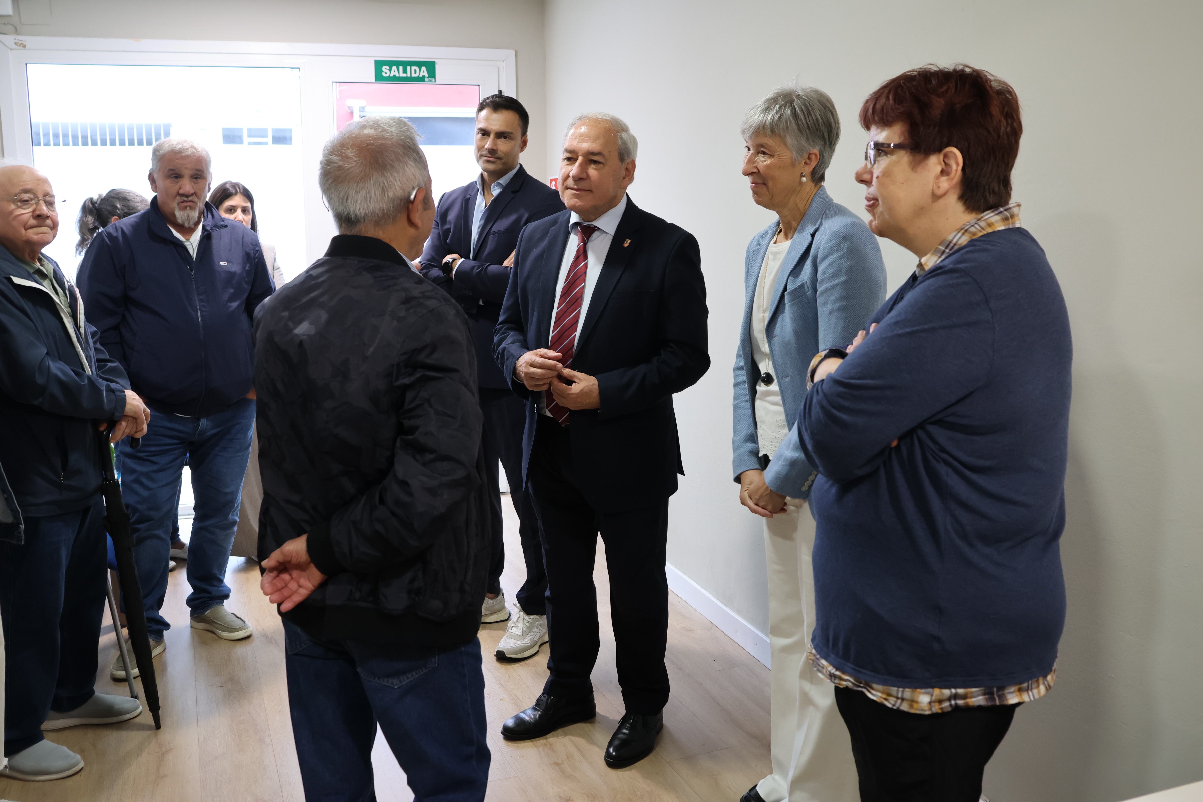 Visita do Presidente da Deputación a ACOPROS