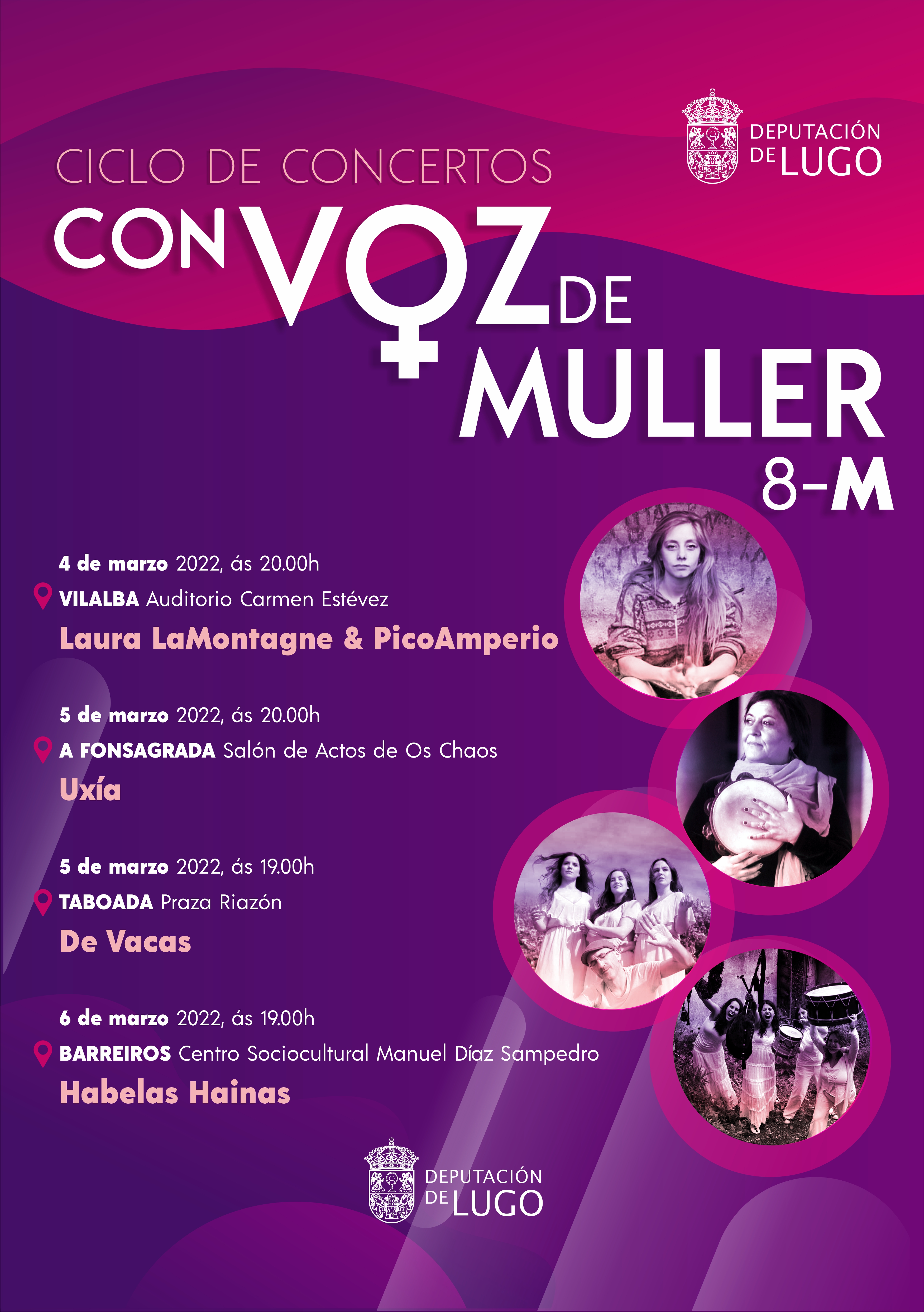 Cartel Con Voz de Muller 8-M