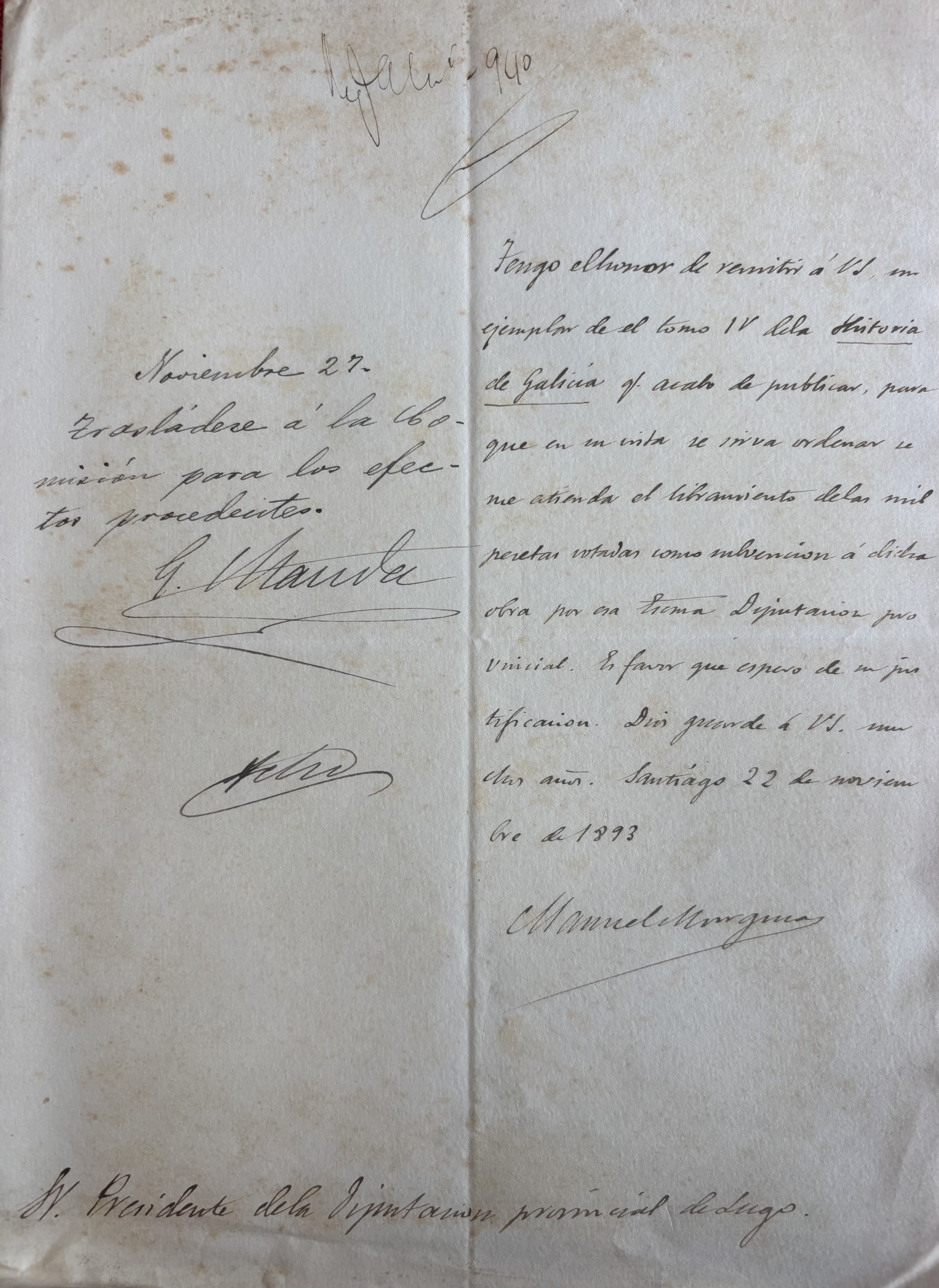 Expediente Manuel Murguía