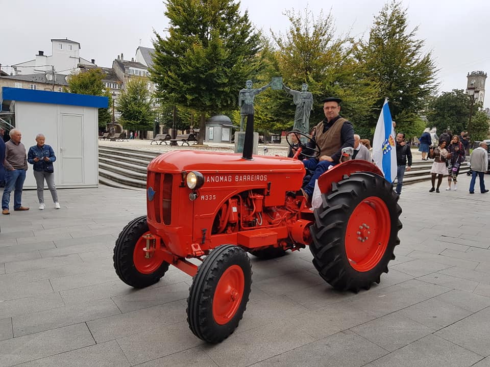 Marcos Vazquez no desfile de gando da ExpoLugo 2019