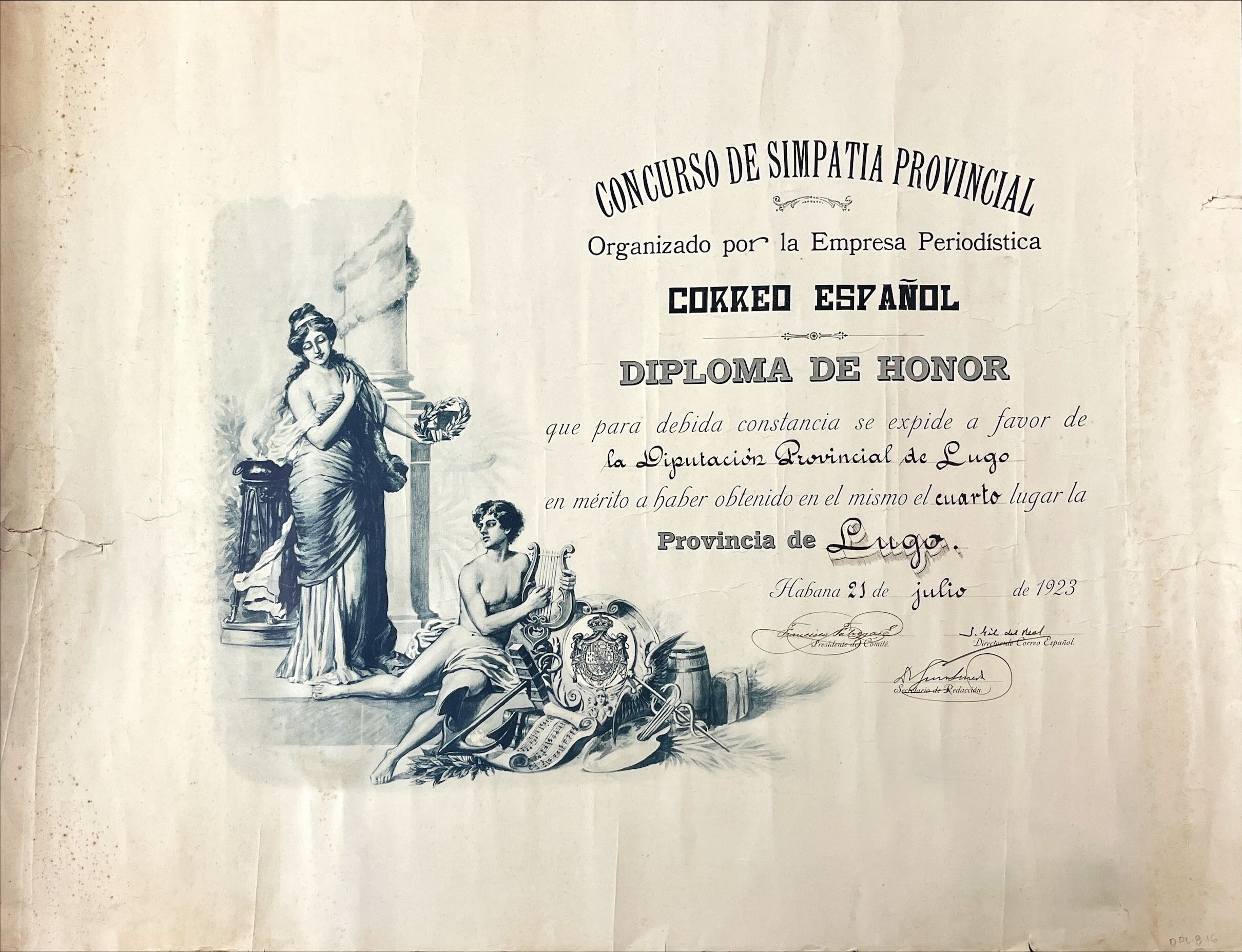 Diploma Simpatía Provincial