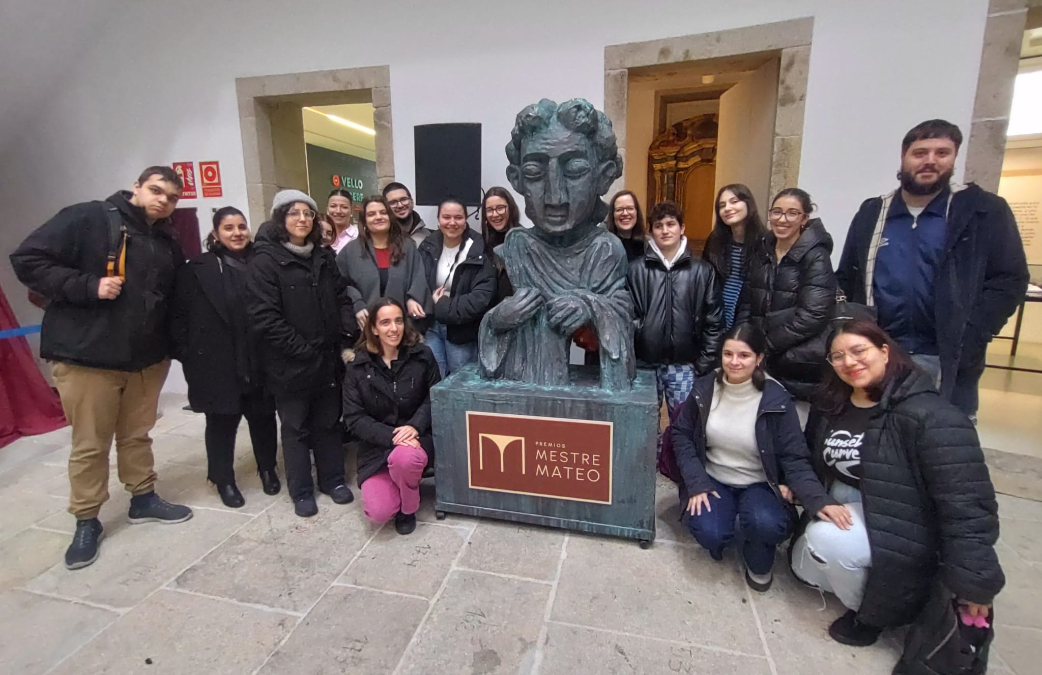 Estudantado na lectura dos finalistas