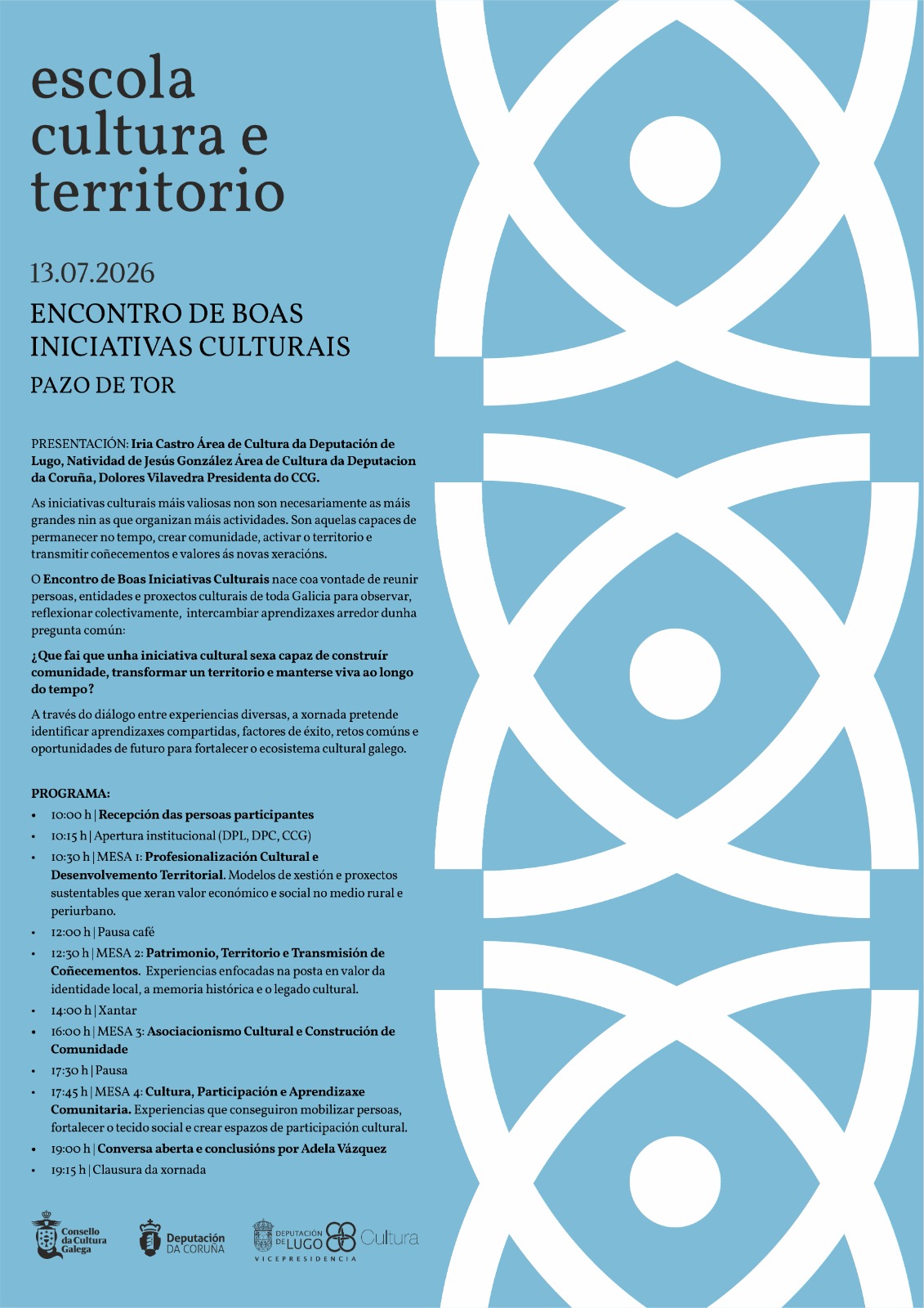 Encontro de Boas Iniciativas Culturais: Escola, Cultura e Territorio