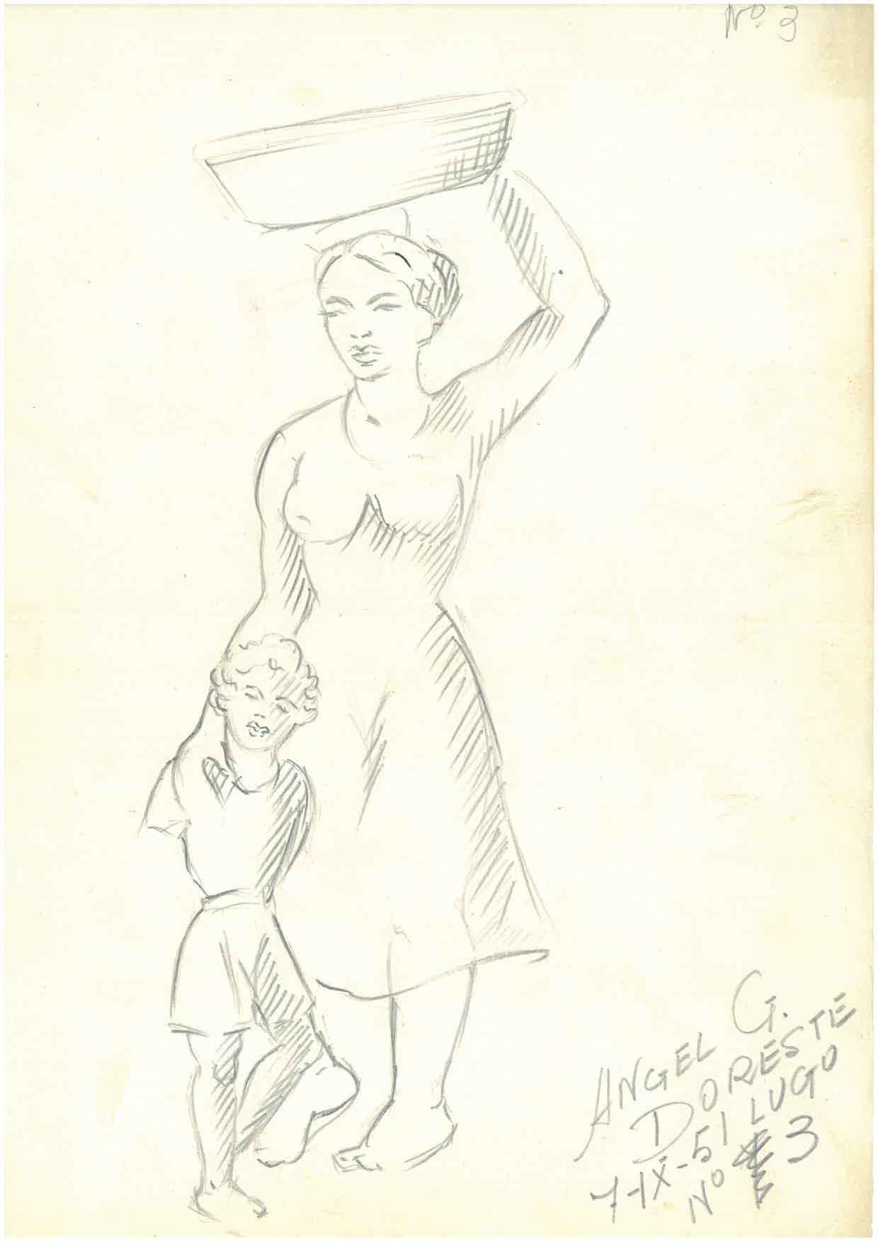 dibujo Ángel González Doreste