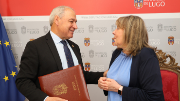 Sinatura convenio Asociación de Alzhéimer de Lugo