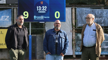 Videomarcador no Campo da Ribela