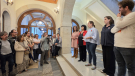 Acto de inauguración da exposición